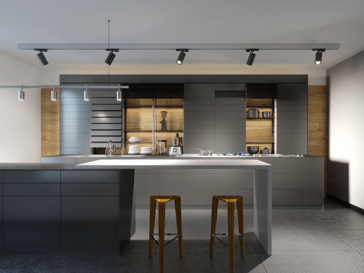 ספוט לפס צבירה E27 שחור