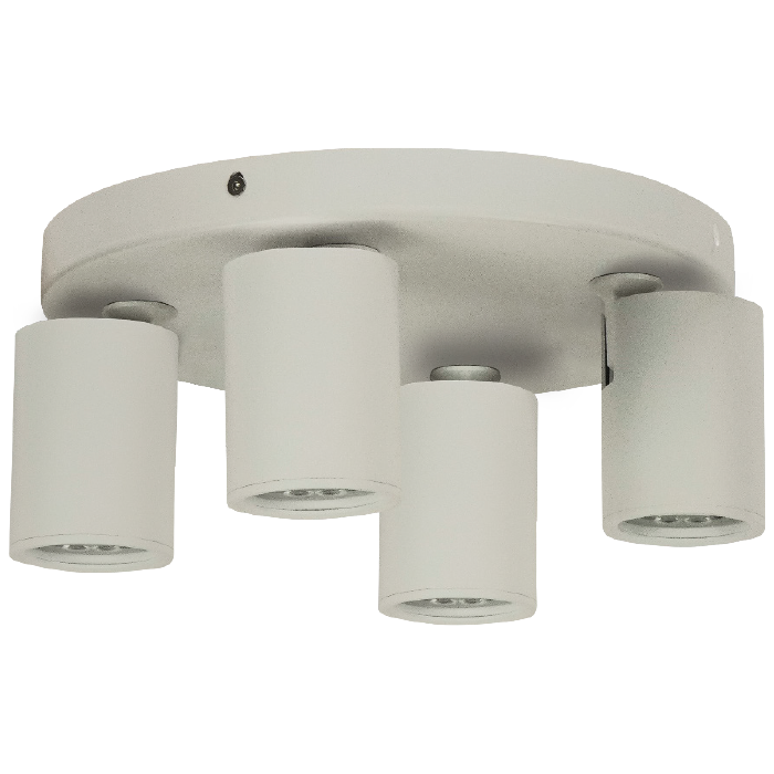 רול.6 רביעייה עגולה גוף לבן